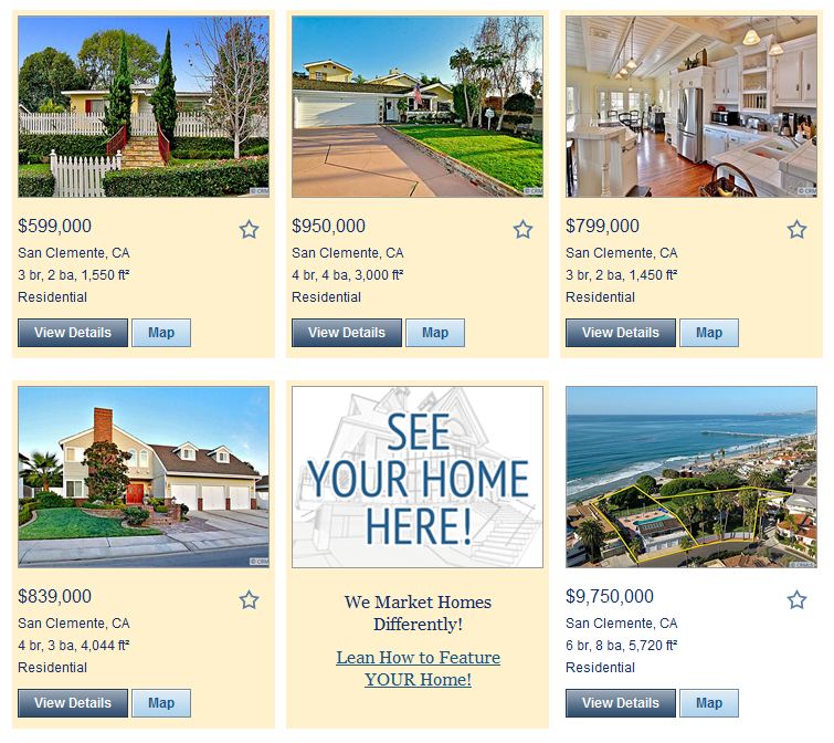 San Clemente Feature Property Information | San Clemente Real Estate