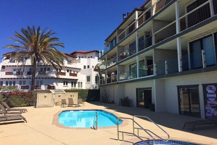 Sunset Shores Community Pool in San Clemente, California