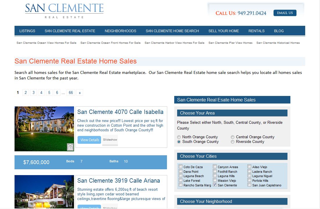 Talega Homes Sales Search | Talega San Clemente Real Estate